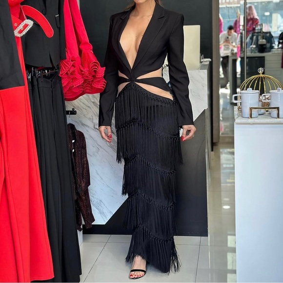 Women’s Fringe Dress - Picture 2 of 9